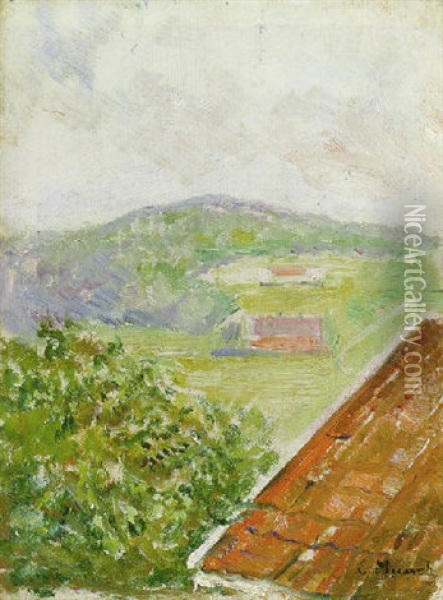 Landscape, Hauketo Oil Painting - Edvard Munch