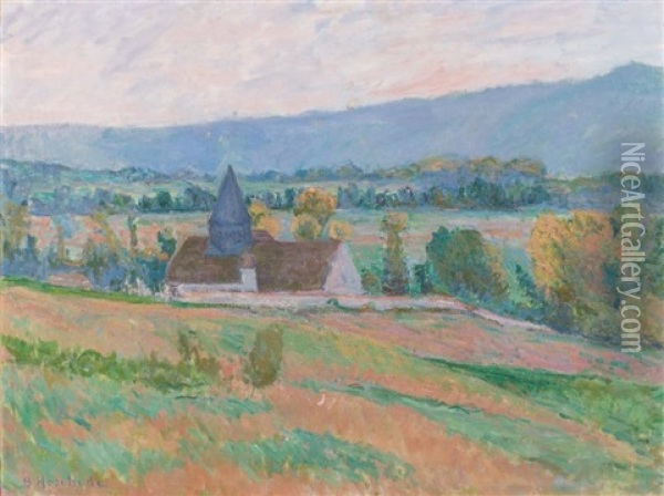 L'eglise De Giverny Oil Painting - Blanche Hoschede-Monet