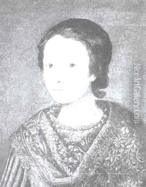 A Portrait Of Princess Elizabeth Oil Painting - Gerrit Van Honthorst