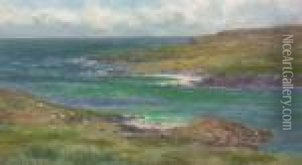 The Sound Of Noss Oil Painting - Louis Bosworth Hurt