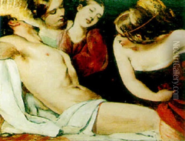 The Deposition Oil Painting - William Edward Frost
