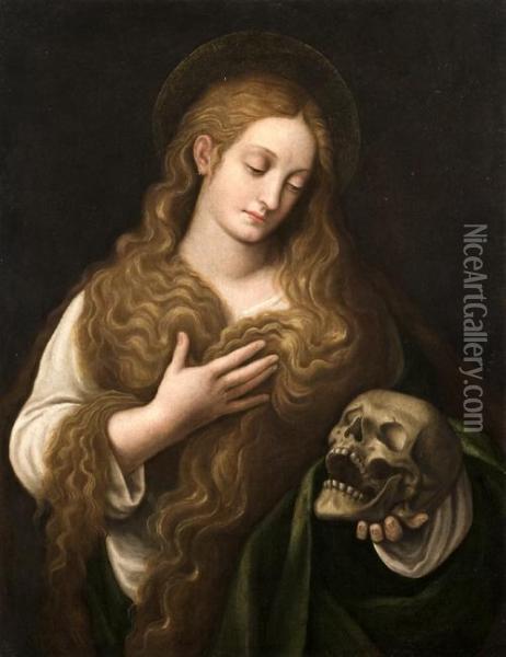 Maddalena Oil Painting - Giovanni Francesco Caroto