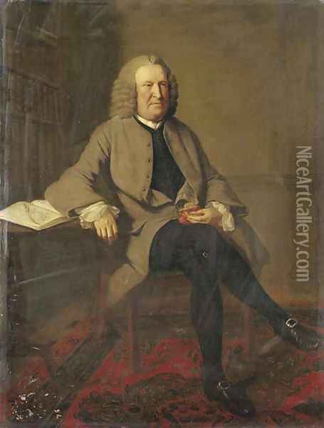 Portrait of a gentleman Oil Painting - Johann Zoffany
