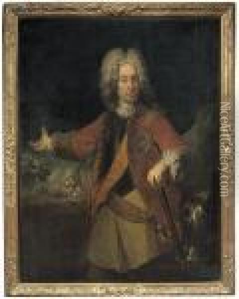 Ritratto Del Feldmaresciallo Johann Matthias Von Oil Painting - Francesco Simonini