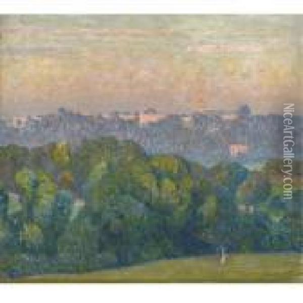Hampstead Heath Oil Painting - Emile Claus