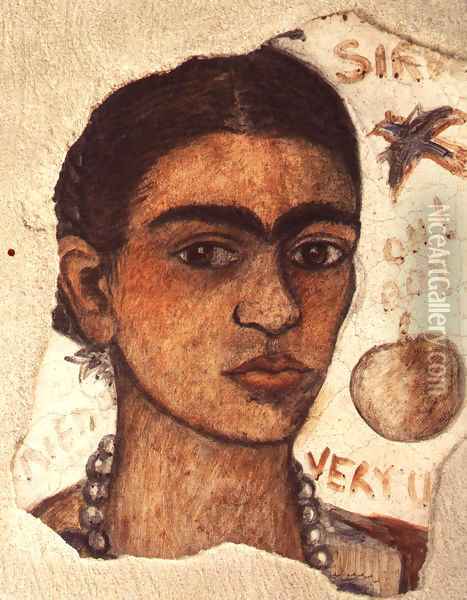 Self Portrait Very Ugly 1933 Oil Painting - Frida Kahlo