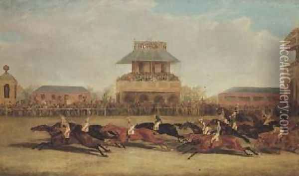 Rockingham beating Mussulman and Belshazzar Oil Painting - George Henry Laporte