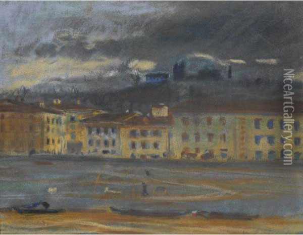 Florence Oil Painting - Bohumil Kubista