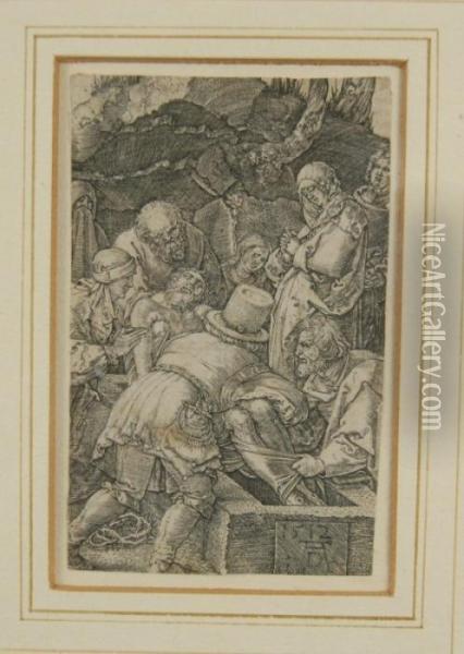 U.re. I.d. Platte Monogr. U. Dat. Ad 1512 Oil Painting - Albrecht Durer