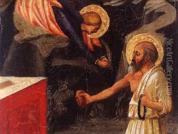 Christ in the Garden of Gethsemane (detail) 2 Oil Painting - Masaccio (Tommaso di Giovanni)