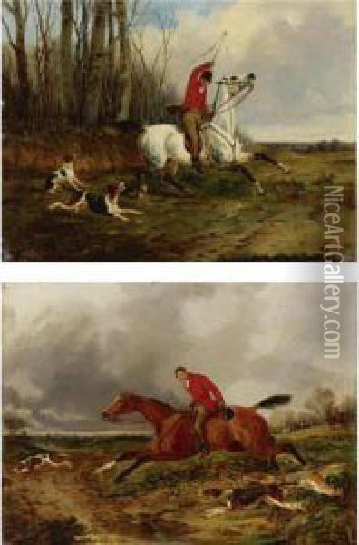 The Huntsman And The Whip Oil Painting - John Dalby Of York
