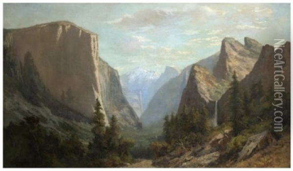 Yosemite Valley Oil Painting - Chris Jorgenson