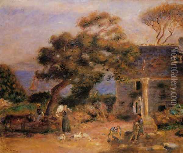 View Of Treboul Oil Painting - Pierre Auguste Renoir