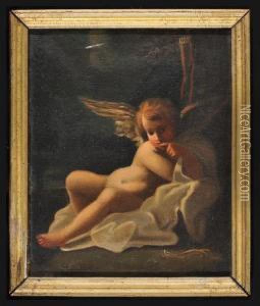 Cupido Oil Painting - Bartolomeo Schedoni