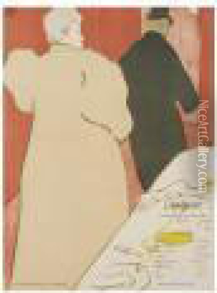 Programme Pour L'argent (w.97; D. 15; A. 148) Oil Painting - Henri De Toulouse-Lautrec