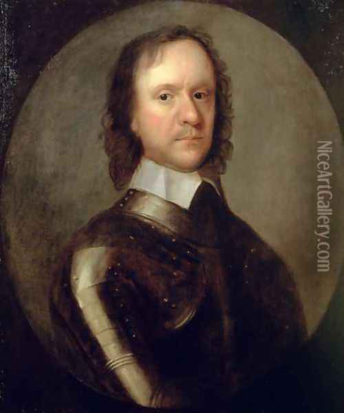Portrait of Oliver Cromwell (1599-1658) Oil Painting - Robert Walker