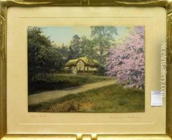 Nutting Oil Painting - Wallace Nutting