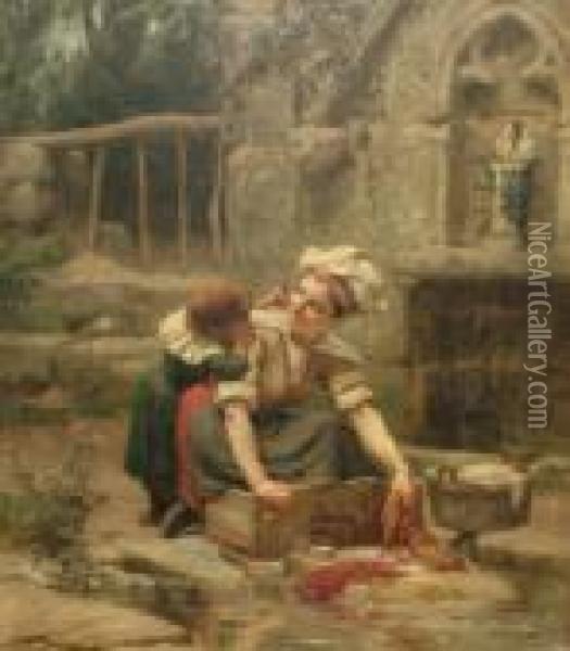 Hors Concours Calineries Oil Painting - Frederick Arthur Bridgman