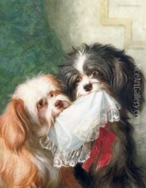 The Handkerchief Oil Painting - Conradyn Cunaeus