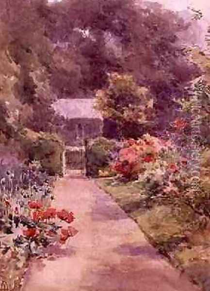 The Cottage Garden Oil Painting - Helen O'Hara