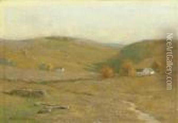 Mohawk Hills Oil Painting - Bruce Crane