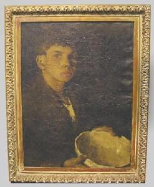 Boy With Bowl Oil Painting - Charles Webster Hawthorne