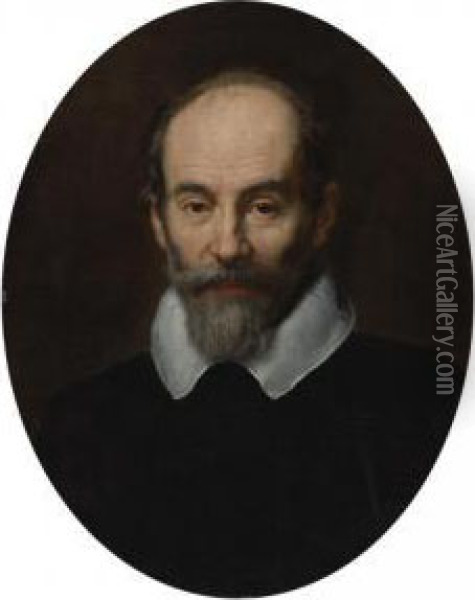 Portrait Of A Gentleman Oil Painting - Justus Sustermans