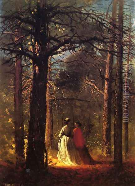 Waverly Oaks Oil Painting - Winslow Homer