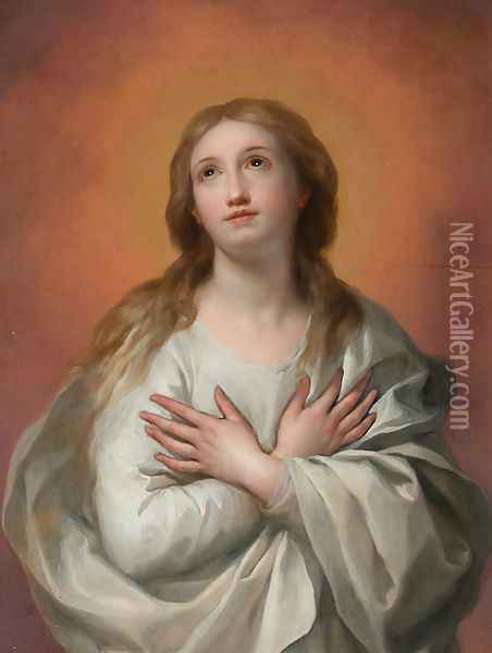 Immaculate Conception Oil Painting - Anton Raphael Mengs