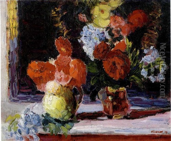 Floral Still Life Oil Painting - Roderic O'Conor