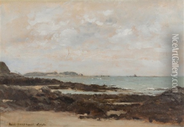 Saint Malo Oil Painting - Paul Jean Baptiste Lazerges