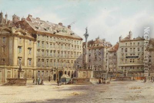 Wien Oil Painting - Karl Wenzel Zajicek