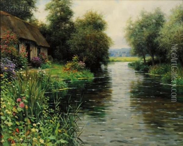 River View Oil Painting - Louis Aston Knight