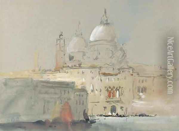 Santa Maria della Salute Oil Painting - Hercules Brabazon Brabazon