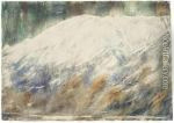 Berg Im Schnee Oil Painting - Christian Rohlfs