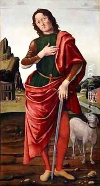 St Julian the Hospitaler Oil Painting - Pietro Donzelli