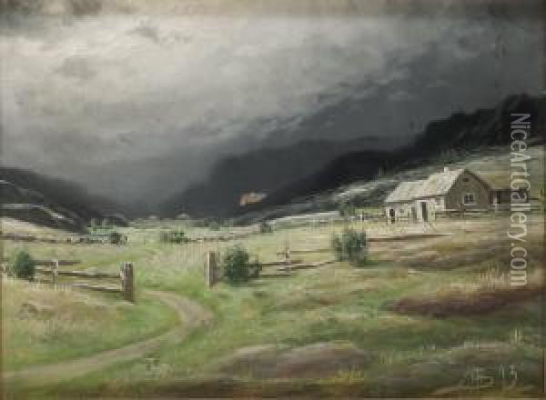 Sommaren Och Vintern Oil Painting - Julia Stromberg