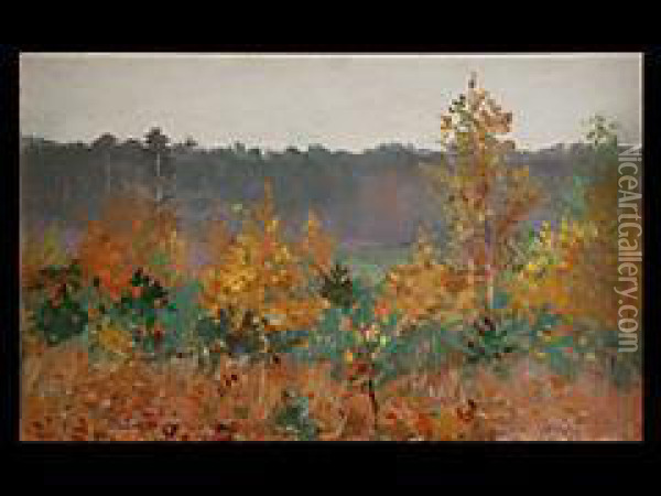 Birkenwaldchen Oil Painting - Michael Gorstkin Wywiorski
