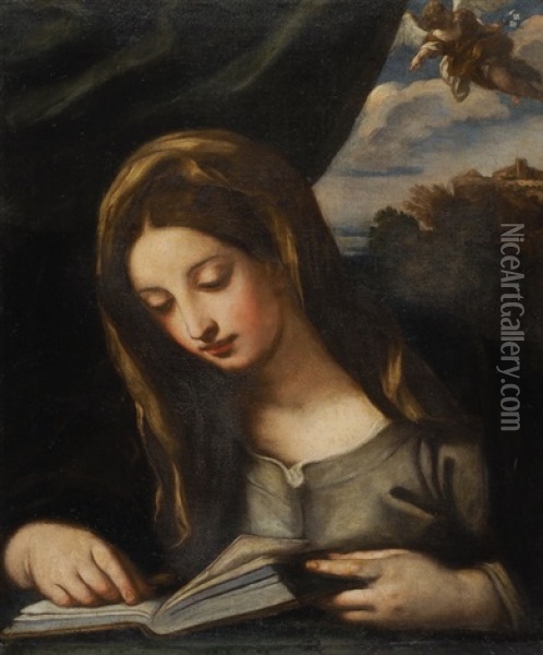 Lesende Madonna Oil Painting - Carlo Maratta