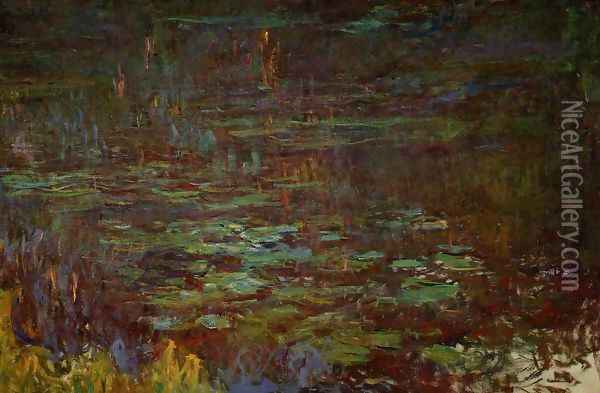 Sunset (right half) Oil Painting - Claude Oscar Monet
