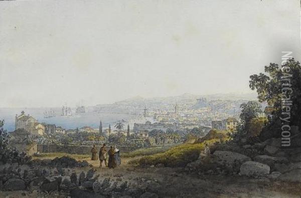 Funchal, Madeira Oil Painting - Thomas Ender