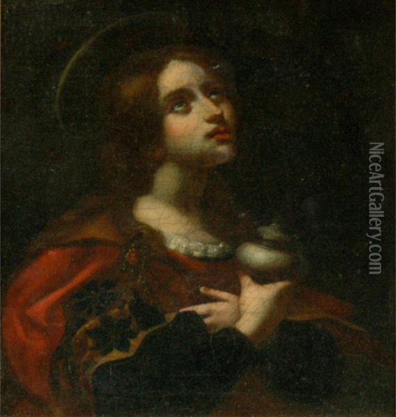 Mary Magdalene Oil Painting - Carlo Dolci