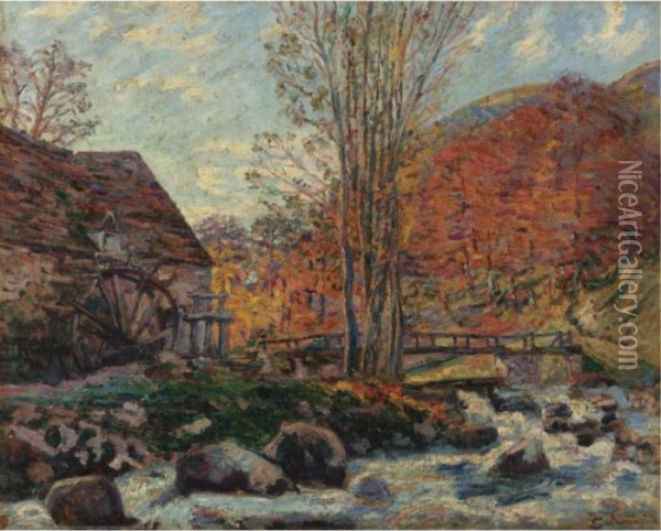 Le Moulin Brigand Oil Painting - Armand Guillaumin