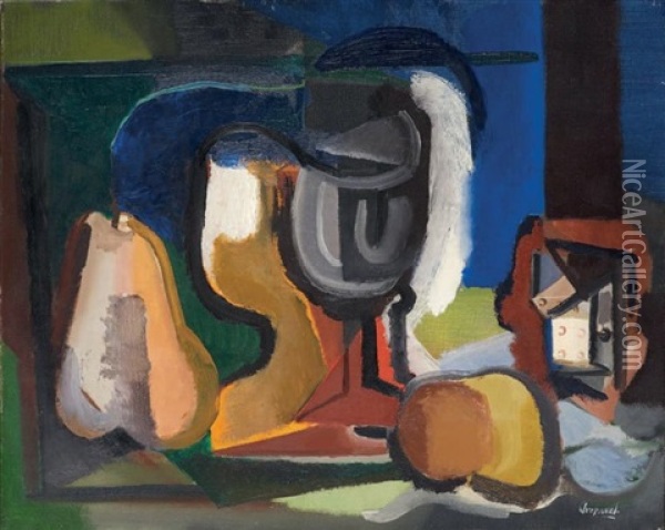 Nature Morte Oil Painting - Jules (Youla) Chapoval