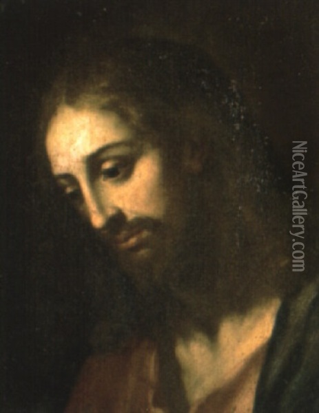 Head Of Christ Oil Painting - Alonso Cano