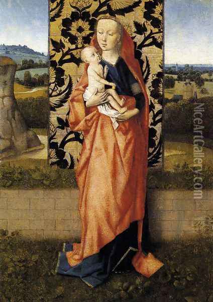 Virgin and Child 1465-70 Oil Painting - Dieric the Elder Bouts