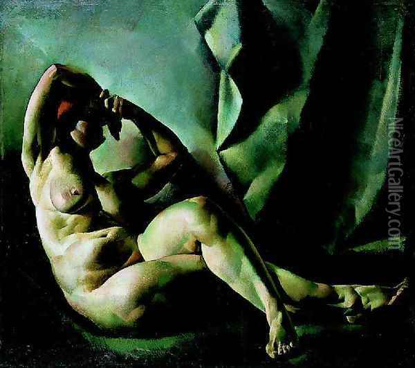Noi akt (Akttanulmany), 1921 Oil Painting - Vilmos Aba-Novak