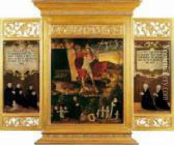 D. J. , Umkreis Oil Painting - Lucas The Younger Cranach