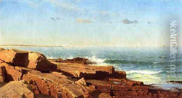 Off Newport Oil Painting - William Stanley Haseltine