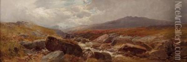Schottisches Hochland Oil Painting - Frederick John Widgery